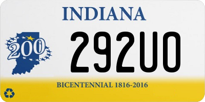 IN license plate 292UO