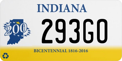 IN license plate 293GO