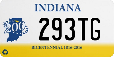 IN license plate 293TG