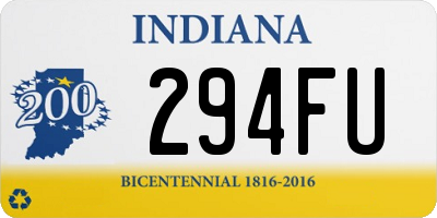 IN license plate 294FU