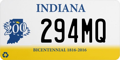 IN license plate 294MQ