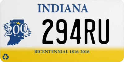 IN license plate 294RU