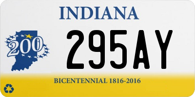IN license plate 295AY