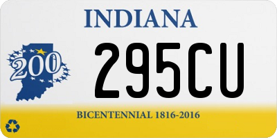 IN license plate 295CU