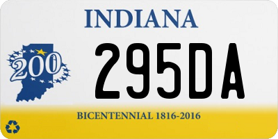 IN license plate 295DA