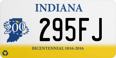 IN license plate 295FJ