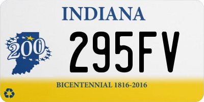 IN license plate 295FV