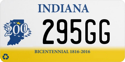 IN license plate 295GG