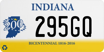 IN license plate 295GQ