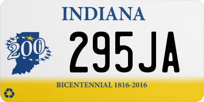 IN license plate 295JA