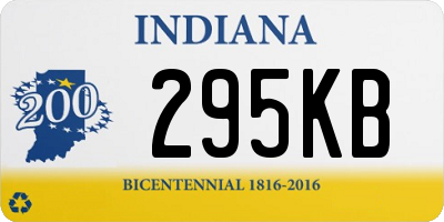 IN license plate 295KB