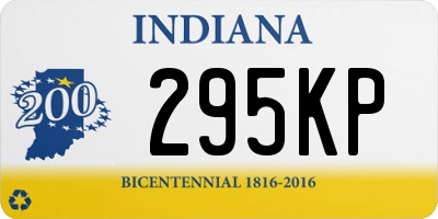 IN license plate 295KP