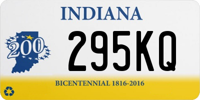 IN license plate 295KQ