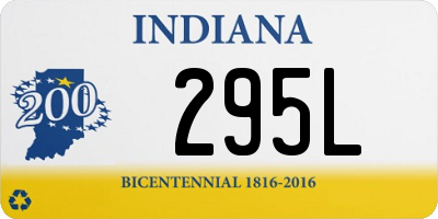 IN license plate 295L