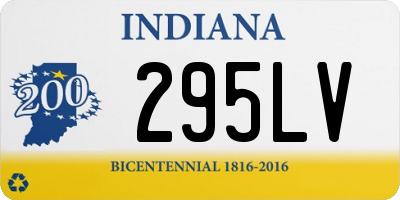 IN license plate 295LV