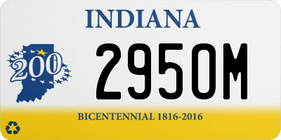 IN license plate 295OM