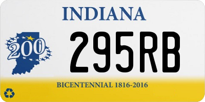 IN license plate 295RB