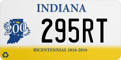 IN license plate 295RT