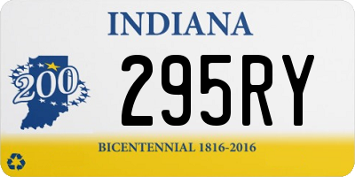 IN license plate 295RY