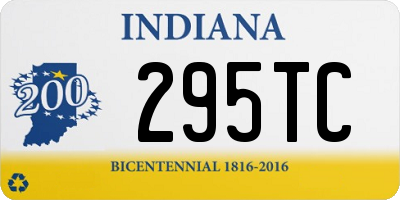 IN license plate 295TC