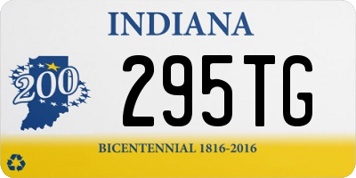 IN license plate 295TG