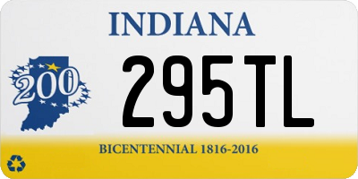 IN license plate 295TL