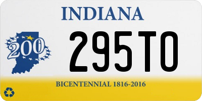IN license plate 295TO