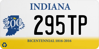 IN license plate 295TP