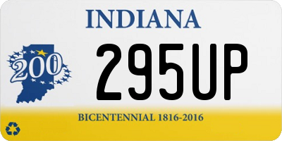 IN license plate 295UP