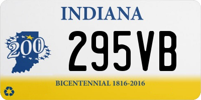 IN license plate 295VB