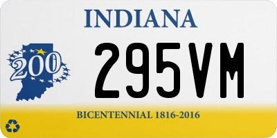 IN license plate 295VM