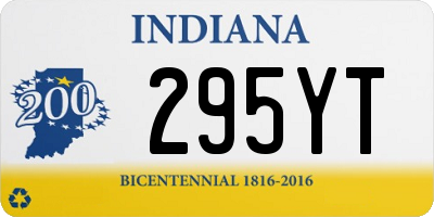 IN license plate 295YT