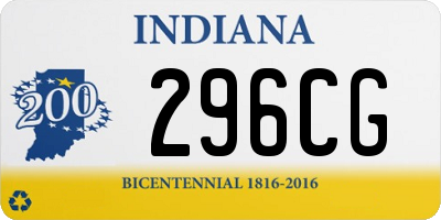 IN license plate 296CG