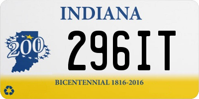 IN license plate 296IT