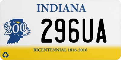 IN license plate 296UA