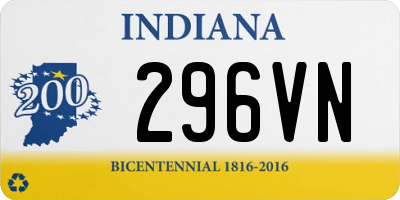 IN license plate 296VN