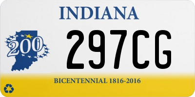 IN license plate 297CG