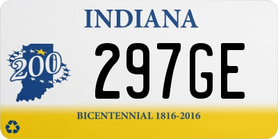 IN license plate 297GE