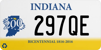 IN license plate 297QE