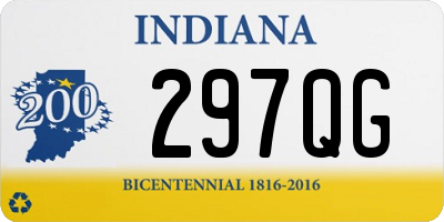 IN license plate 297QG