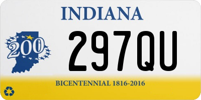 IN license plate 297QU