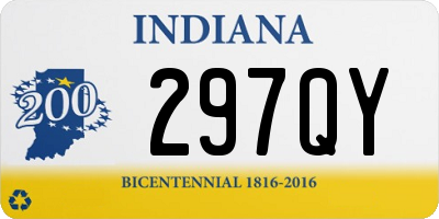 IN license plate 297QY