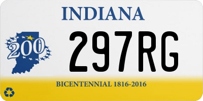 IN license plate 297RG