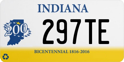 IN license plate 297TE