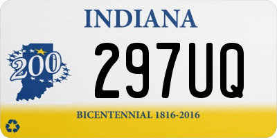 IN license plate 297UQ