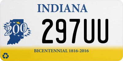 IN license plate 297UU