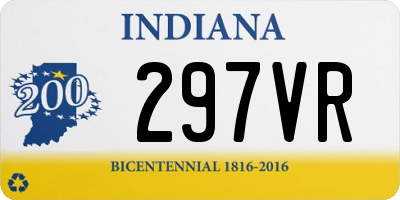 IN license plate 297VR