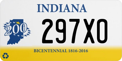 IN license plate 297XO