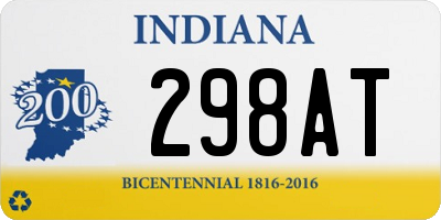 IN license plate 298AT