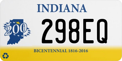 IN license plate 298EQ